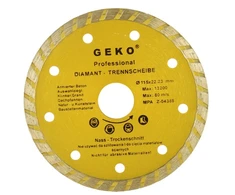 Geko deimantinis diskas 115 mm turbo (G00260)