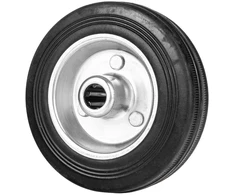 Geko Plieninis-guminis ratas 100mm 60kg (80) (5903418305505)