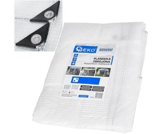 Geko Brezentas 1,5x2 m armuotas / permatomas 100G (50) (5903418307257)