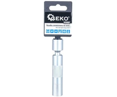 Geko Plonasienė veržliaraktinė galvutė su šarnyru žvakėms 14 mm 3/8'' CrV (100)