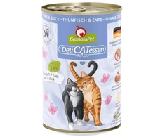 Fox4Pets Kačių Maistas - GRANATAPET DeliCATessen Tunų ir Antienos Drėgnas Maistas 400g