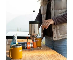 GSI Outdoors Butano izobutano adapteris, oranžinės spalvos