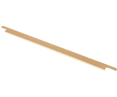 GTV Aluminum handle LIND C = 352/796/18 mm brushed auksinis