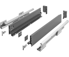 GTV AXISPRO under orkaitė drawer system, 69mm 500mm, graphite pilkas