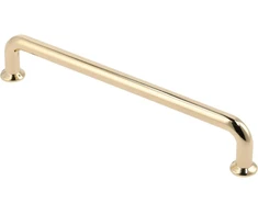 GTV Zamak handle NORD C = 192 mm shiny auksinis