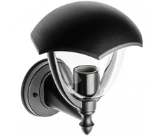 GTV Sodo šviestuvas GRANDE-AU, E27, MAX.60W, IP54, AC220-240V, 50-60Hz, plokščias, juodas
