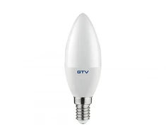 GTV LED ŠVIESOS šaltinis, A-G, C30, SMD 2835, 6400K, E14, 3,0W, AC220-240V, 160°, 260lm, 33mA