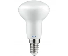 GTV LED šviesos šaltinis, A-G, R50, 4000K, E14, 6,0W, AC180-250V, 120°, 520lm, 52mA