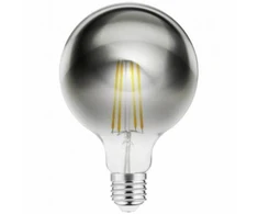 GTV LED ŠVIESOS šaltinis, pilkos spalvos, A-G, G95, 2700K, E27, 8,0W, AC220-240V, 360°, 720lm,