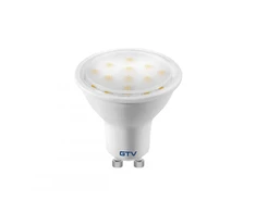 GTV LED lemputė, SMD 2835, 4000K, GU10, 3W, AC220-240V, šviesos kampas 120°, 220 lm, 33 mA