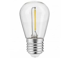 GTV LED ŠVIESOS šaltinis, FILAMENTAS, S14, 4000K, E27, 0,5W, AC220-240V, 360°, 50lm, 5mA