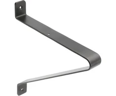 GTV Shelf support GALA, 25x22 cm, juodas mat