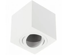 Lubinis šviestuvas GTV Lamp surface mounted AVEIRO BIS, IP20, square, baltas