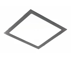 GTV MATIS PLUS LED šviestuvas, 24W, juodas, 3000K, 2000lm, AC220-240V, įleidžiama, IP20,