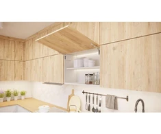 GTV HORIZON lift, front height 300-650 mm, front weight 2.8-7kg, force 1100-2250. End cap