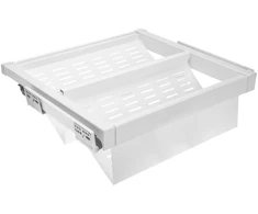 GTV Metal drawer Elite for shoes 900 mm with soft closing, baltas
