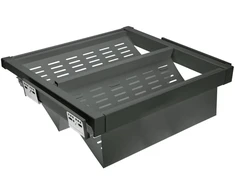 GTV Metal drawer Elite for shoes 600 mm with soft closing, pilka anthracite