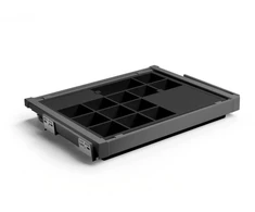 GTV ELITE pull out jewellery tray, 660-718, soft-close, anthracite, anthracite mat