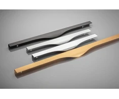 GTV Aluminum handle PICADO C=256/296/18 mm juodas matt