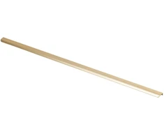 GTV ALUMINIUM HANDLE HEXA, L=1200 mm, clear brushed auksinis