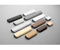 GTV Aliuminio handle HEXA C=192 mm baltas