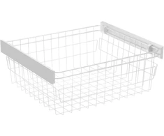GTV Wardrobe basket SMART 800mm (set without guides) - baltas