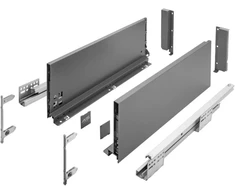 GTV Drawer system AXISPRO 400mm anthracite - high H167