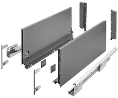 GTV Drawer system AXISPRO 350mm anthracite - Very high H199