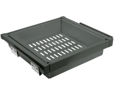 GTV Drawer Elite with metal basket 700 mm with soft closing, pilka anthracite