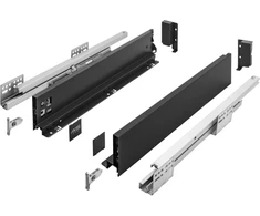 AXIS PRO GTV Drawer, H=86 mm, L=450 mm, Soft Close, Full Extension, Juodas (C)
