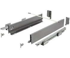GTV AXISPRO push drawer to open 500mm anthracite - low H84