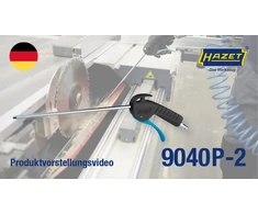 Hazet Hazet blow gun 9040P-2, long, blow tool (juodas/mėlynas)