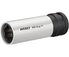 Hazet Steckschlüssel 905SLG-17, 1/2" (baltas, mit farbiger Hülse, für Alu-Felgen, 17mm)