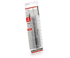 HEX grąžtas metalui HSS 4.0x96mm (2vnt.) Kreator