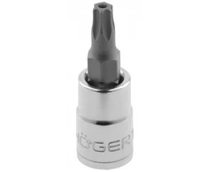 HOGERT Tamperinis torx bito lizdas su 9 mm, 1/4" skyle