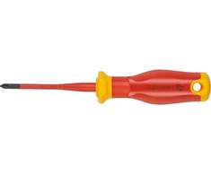 HOGERT PH2 Phillips Screwdriver 100 mm, 1000V, SLIM, S2
