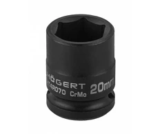 HOGERT Smūginis lizdas 1/2" 20 mm trumpas