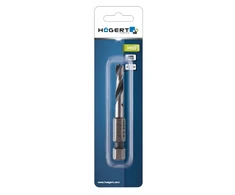 HOGERT Šešiabriaunis kotas, 1/4 colio, pagamintas iš HSS plieno, Ø 4 mm, L=60 mm