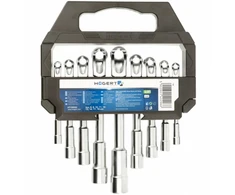 Raktų komplektas Hogert HT1R500; 8-19 mm; 9 vnt.