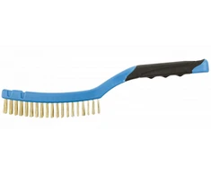 HOGERT Brass wire brush, 3 x 19
