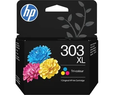 Spausdintuvas Hewlett Packard (HP) HP 303XL didelės talpos trijų spalvų originali rašalo kasetė