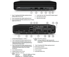 HP Renewed Grade B | EliteDesk 800 G6 | Intel Core i5 | i5-10500T | 16 GB | SSD | 256 GB | Intel UHD Graphics | Wi-Fi | Windows 11 Pro