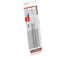 HSS grąžtas metalui 4x75mm KRT010108 KREATOR