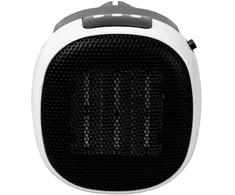 Į lizdą jungiamas keraminis ventiliatorinis šildytuvas kambariui su termostatu ir laikmačiu 700W iki 40m³ Heat Plug-in-700 max Eurom
