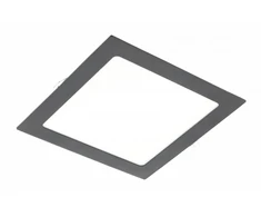 GTV MATIS PLUS LED šviestuvas, žemyn šviečiantis, 19W, juodas, 3000K, 1520lm, AC220-240V, įlei