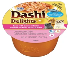 Inaba CIAO Dashi Delights tunas su lašiša šilkiniame sultinyje,70g