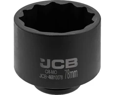 JCB Įtveriamasis smūginis antgalis gilus 3/4'' 78 mm (12-kampis)
