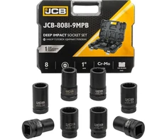JCB NASADKI UDAROWE DŁ.kpl. 8el. 1" 12-KĄT. (22-41mm)