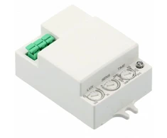 GTV "Microvawe" judesio jutiklis SRC812 MINI2, maks.500W, AC220-240V, 50/60Hz, 360°, 1-8m, IP2