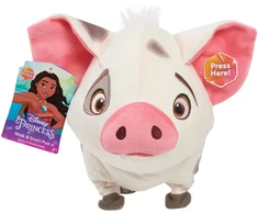 justplay Just Play Disney Moana Pua vaikštantis ir kriuksintis pliušinis žaislas 58131, 20.3cm, garsas, priedai, nuo 36 mėnesių